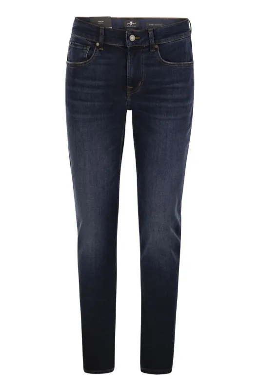 SLIMMY TAPERED ALTO - MID-RISE SKINNY JEANS sold by Lord & Taylor