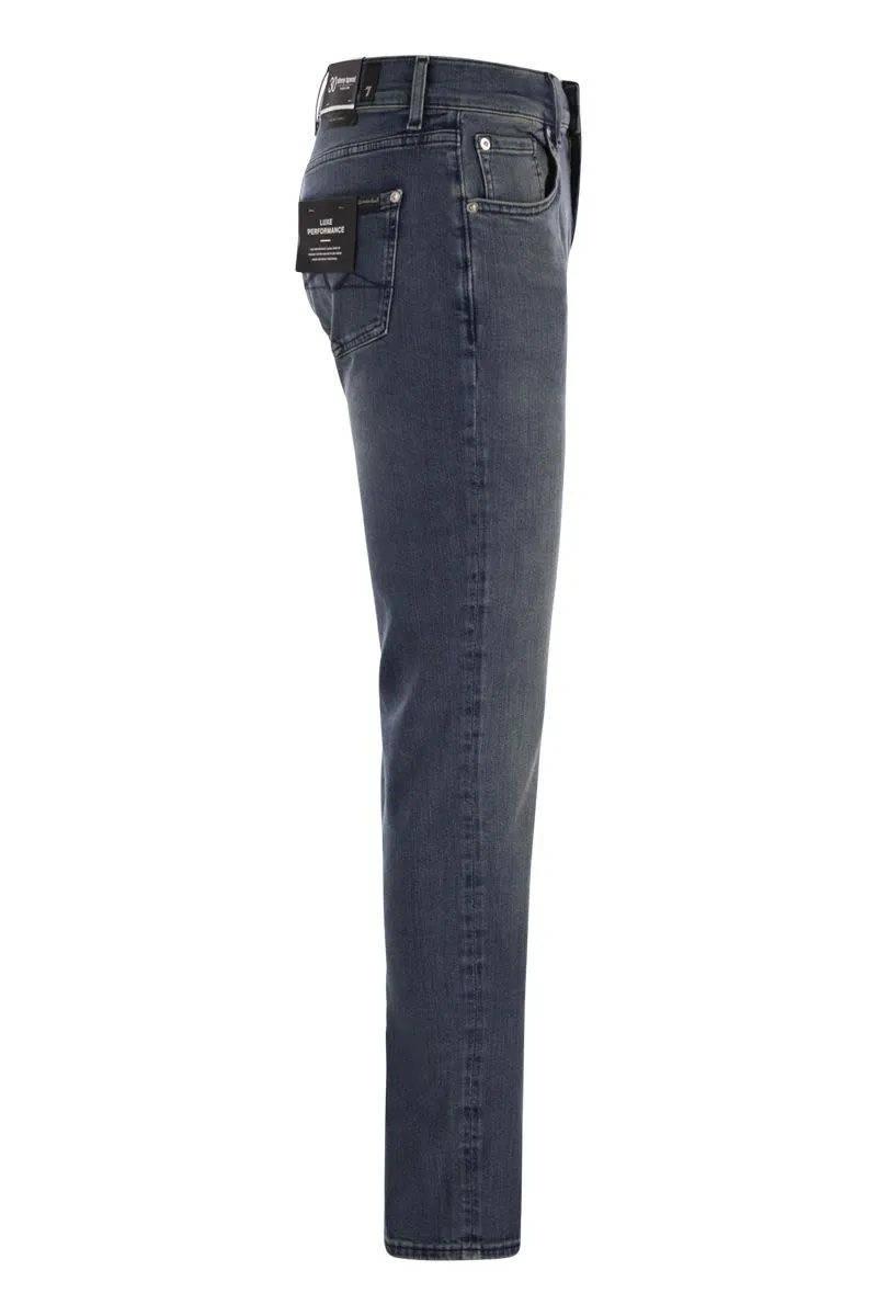 SLIMMY TAPERED GLOBE - SKINNY MEDIUM-WAISTED JEANS sold by Lord & Taylor product image thumbnail 3