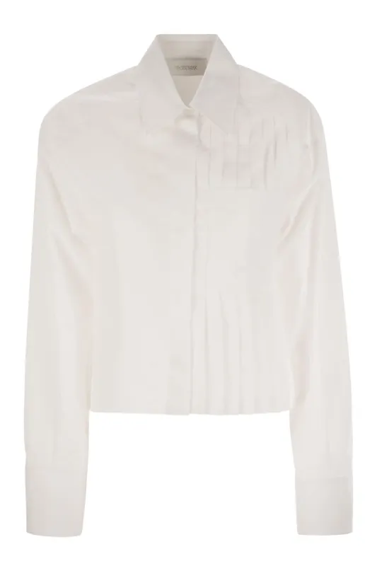DEBORAH - BOXY SHIRT WITH PLEATS sold by Lord & Taylor