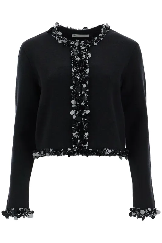 SEQUINED WOOL CARIDGAN sold by Lord & Taylor