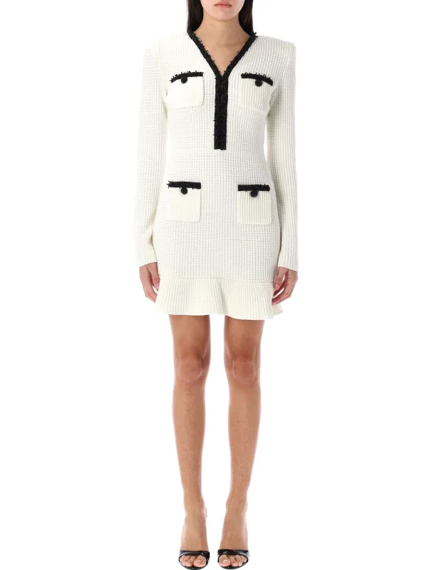 PEARL TRIM KNIT MINI DRESS sold by Lord & Taylor