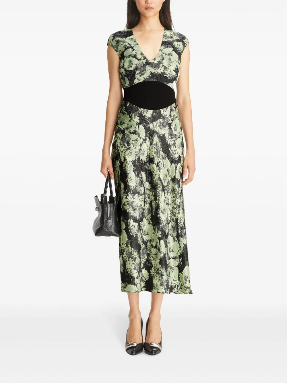PRINTED MIDI DRESS sold by Lord & Taylor product image thumbnail 4
