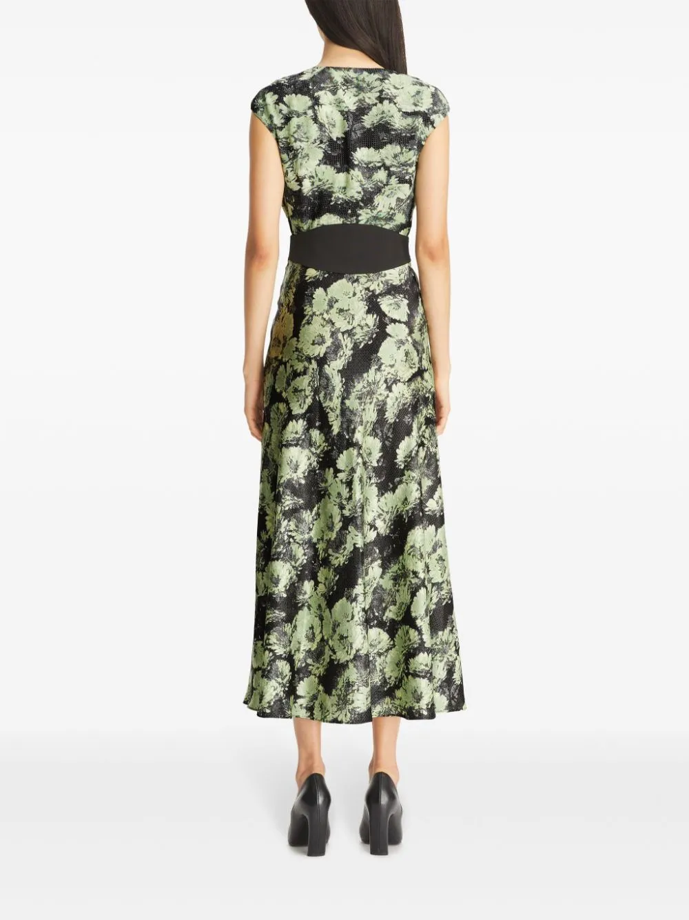 PRINTED MIDI DRESS sold by Lord & Taylor product image thumbnail 3