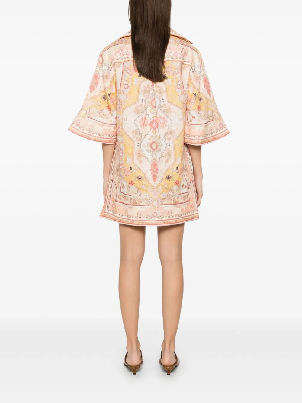 WYLIE PRINTED LINEN TUNIC sold by Lord & Taylor product image thumbnail 5