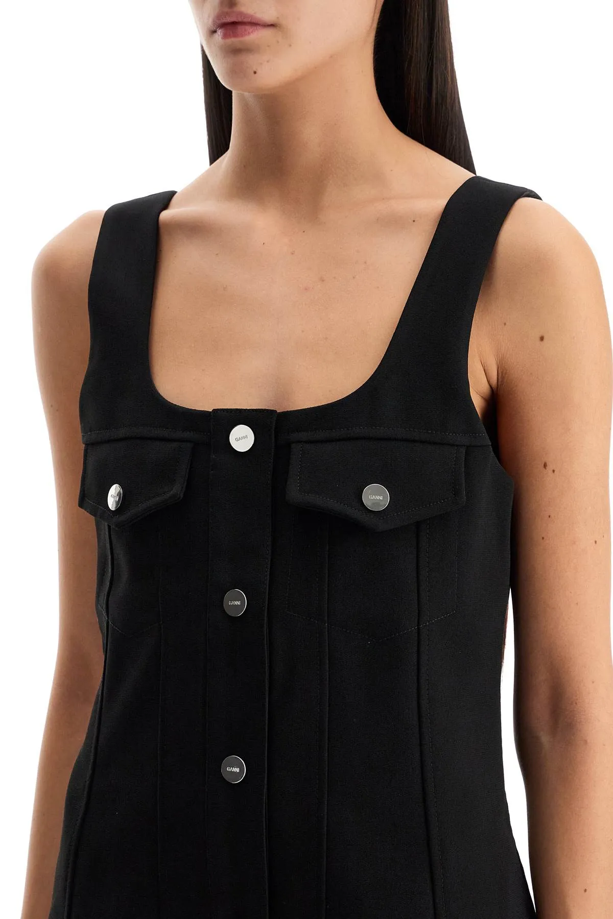 BONDED CREPE MINI DRESS sold by Lord & Taylor product image thumbnail 4