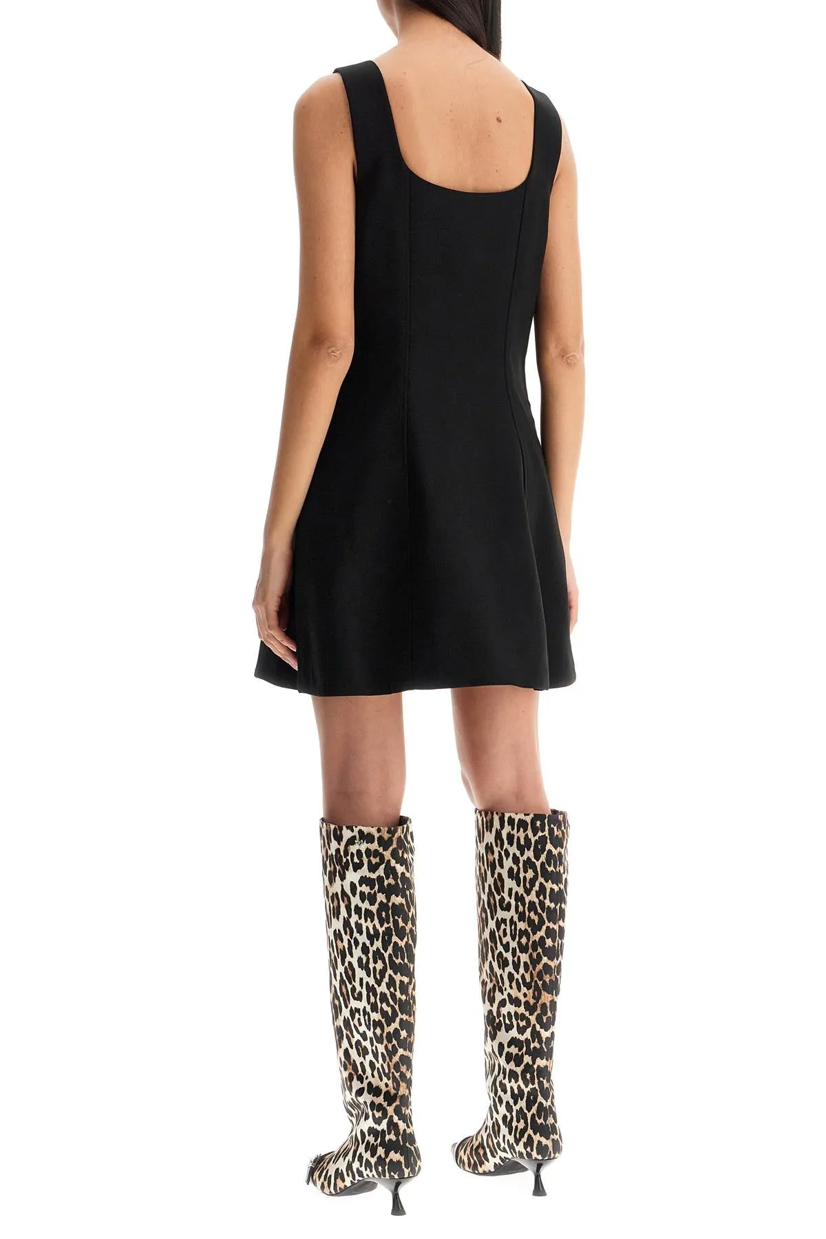 BONDED CREPE MINI DRESS sold by Lord & Taylor product image thumbnail 3