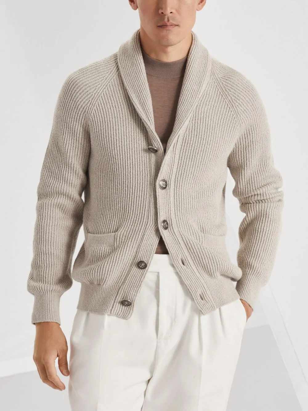 COTTON V-NECKED CARDIGAN sold by Lord & Taylor product image thumbnail 4