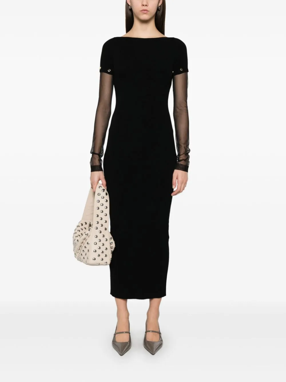 KNITTED LONG DRESS sold by Lord & Taylor product image thumbnail 4