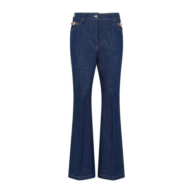 FLARE DENIM TROUSERS sold by Lord & Taylor