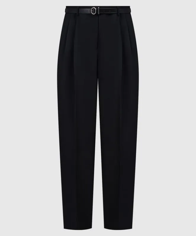LONG RELAXED WIDE LEG PLEATED PANT sold by Lord & Taylor