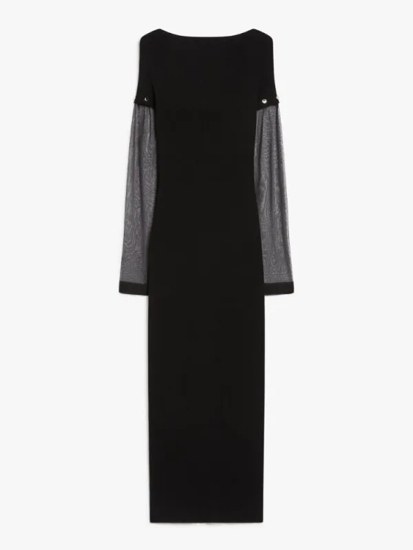 GRAZIA KNITTED DRESS BLACK sold by Lord & Taylor