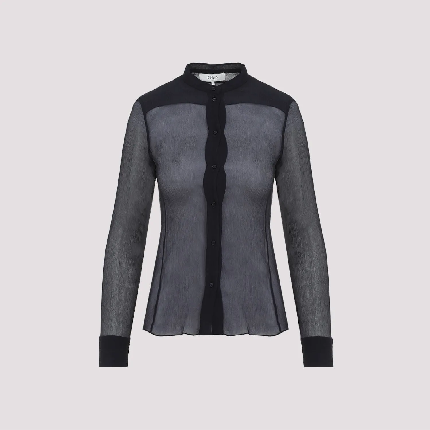 SILK CREPON SHIRT sold by Lord & Taylor product image thumbnail 2