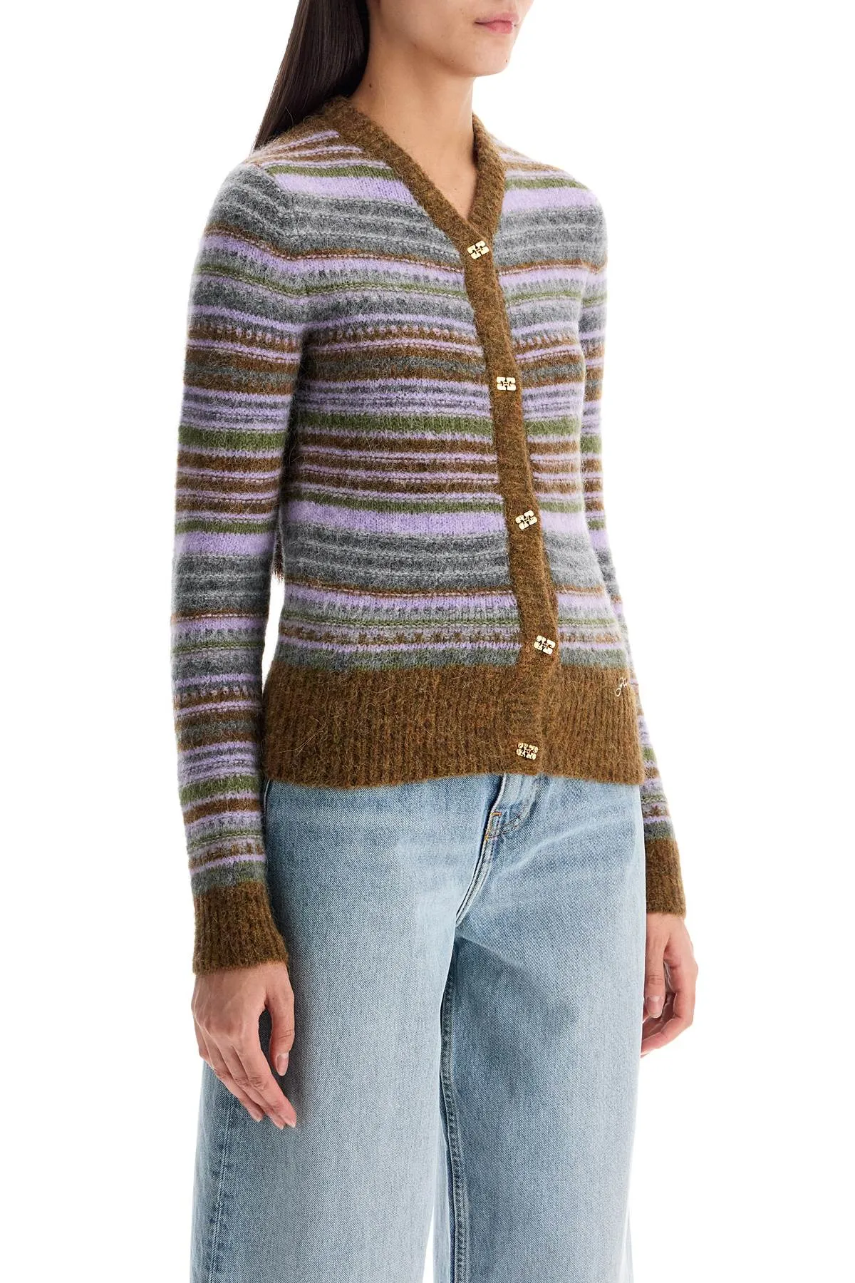 STRIPED CARDIGAN sold by Lord & Taylor product image thumbnail 2