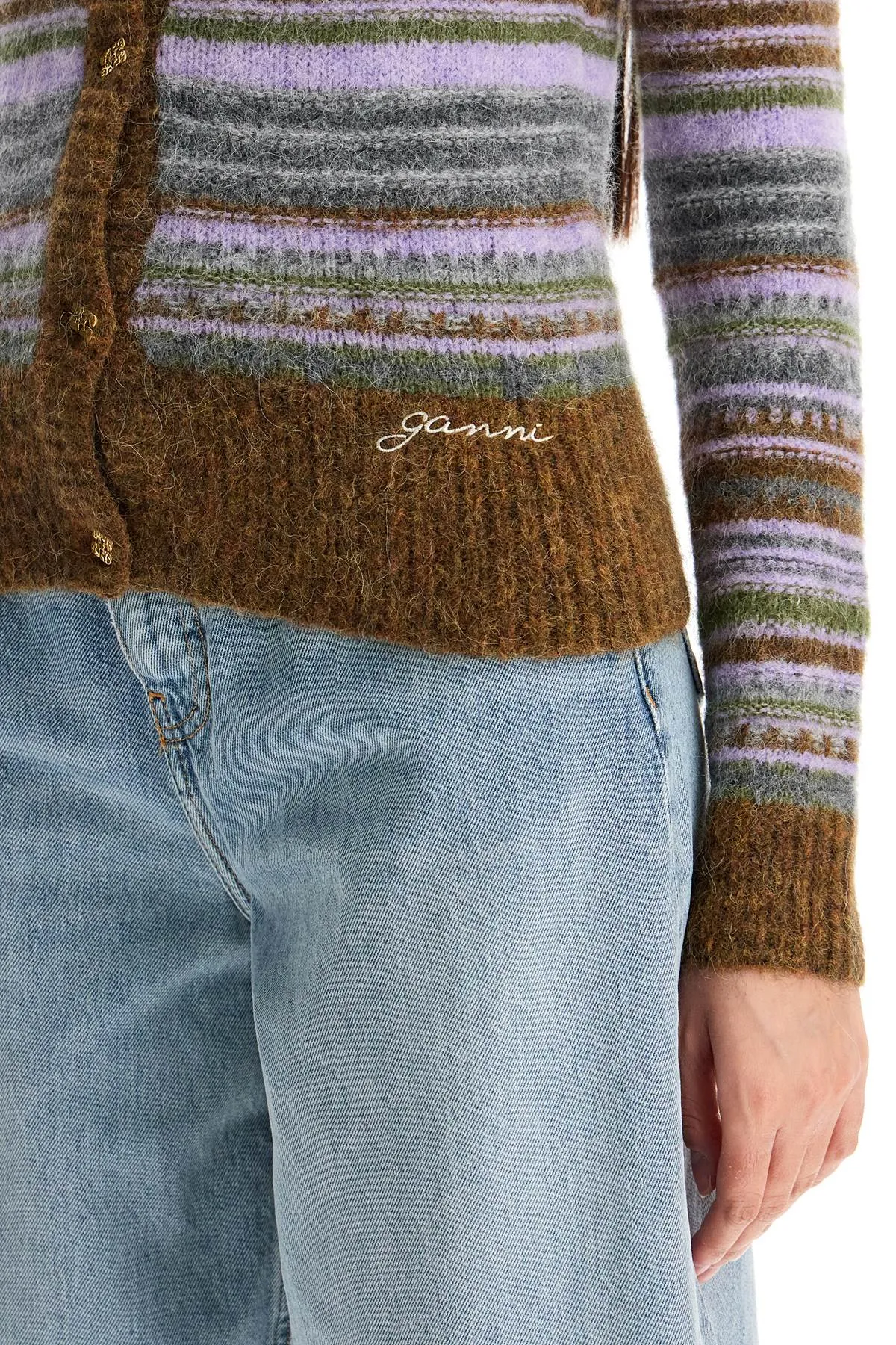 STRIPED CARDIGAN sold by Lord & Taylor product image thumbnail 4