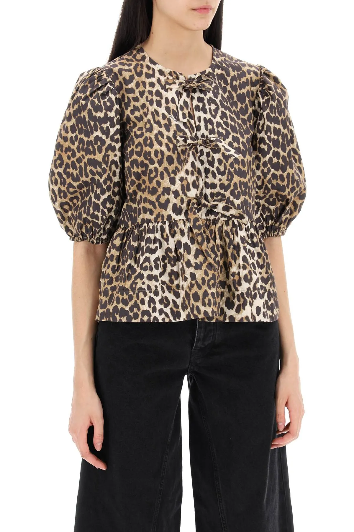 BLOUSE WITH ANIMAL PATTERN sold by Lord & Taylor product image thumbnail 2