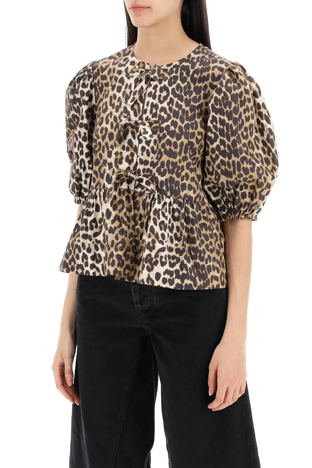 BLOUSE WITH ANIMAL PATTERN sold by Lord & Taylor product image thumbnail 4