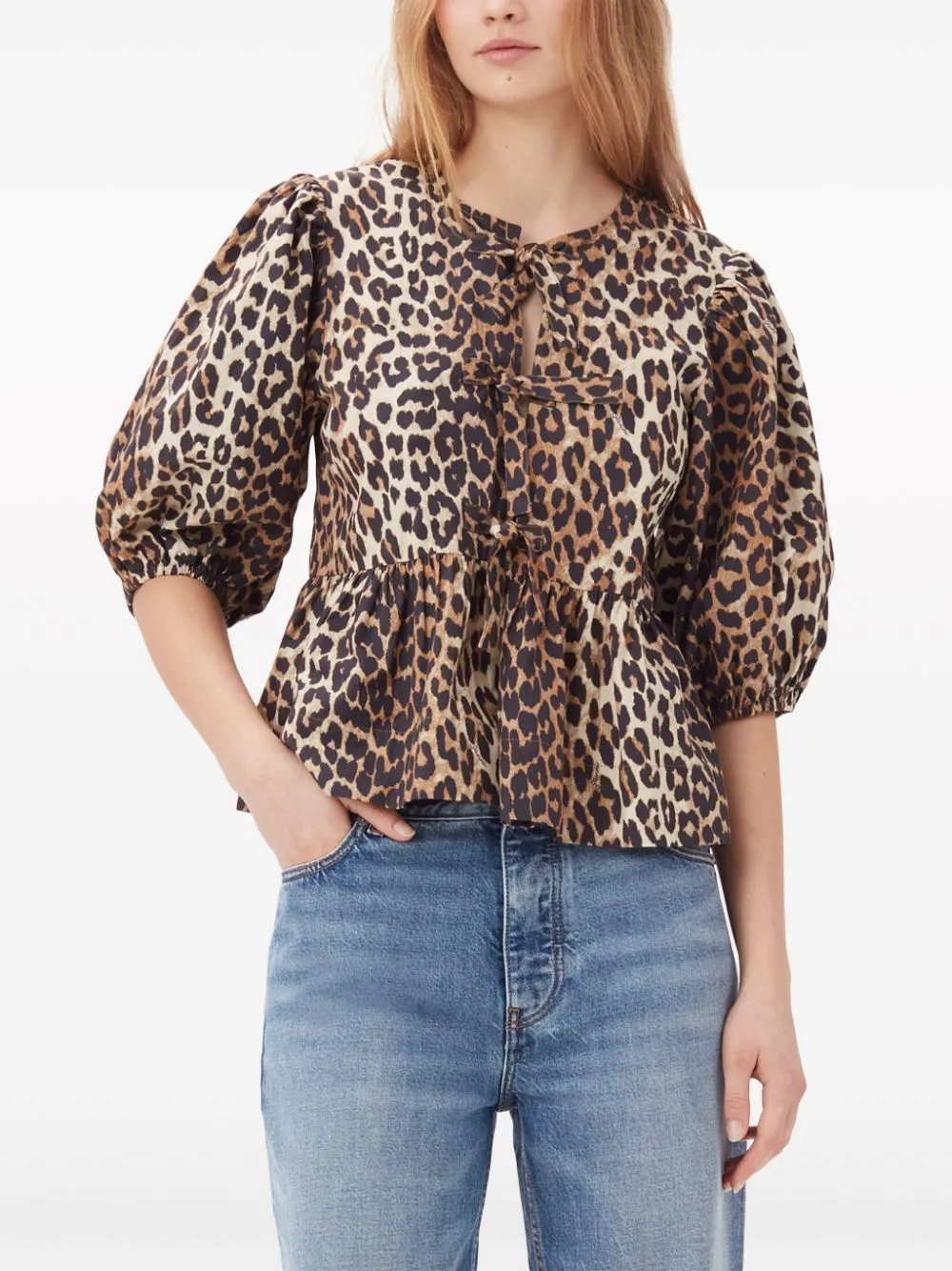 BLOUSE WITH ANIMAL PATTERN sold by Lord & Taylor product image thumbnail 5