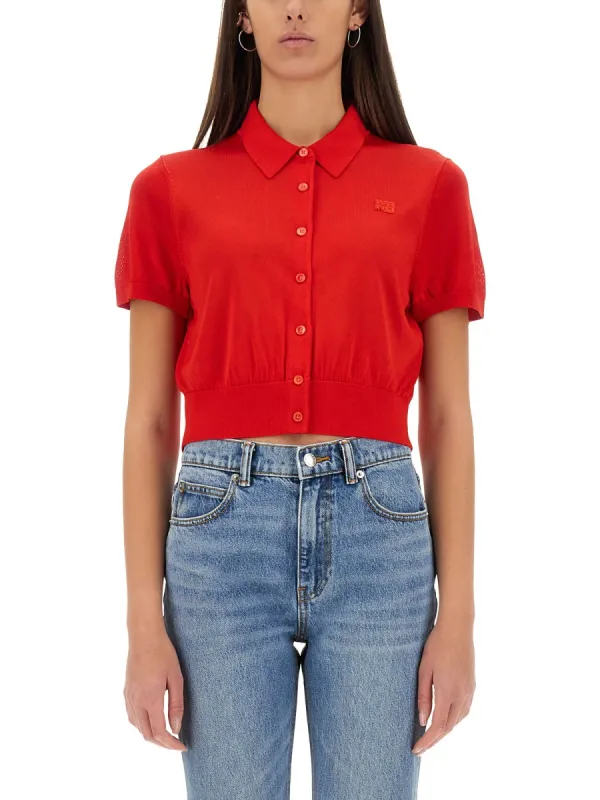 CROPPED POLO CARDIGAN sold by Lord & Taylor