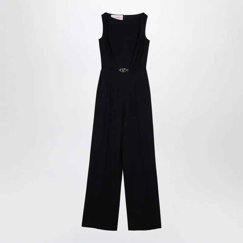 JUMPSUIT WITH V DETAIL sold by Lord & Taylor