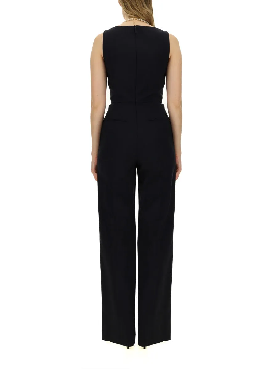 JUMPSUIT WITH V DETAIL sold by Lord & Taylor product image thumbnail 3