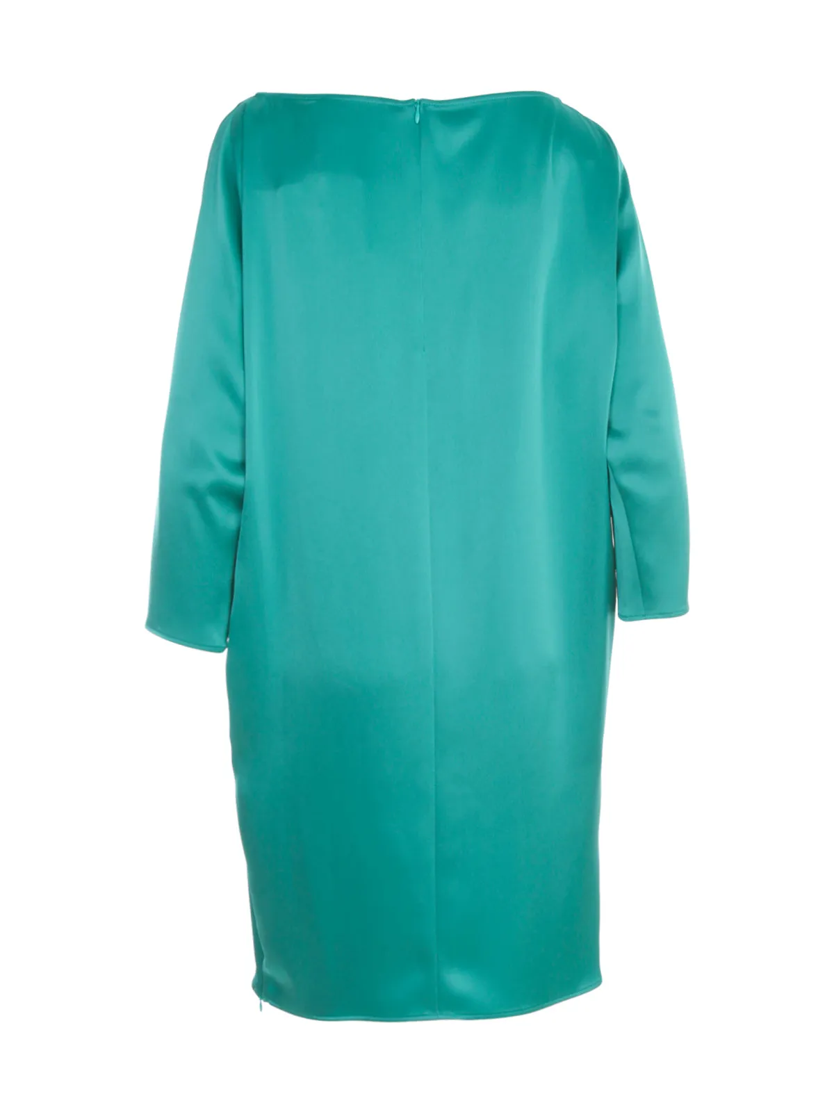 NATHALIE SATIN BOAT NECK L/S DRESS sold by Lord & Taylor product image thumbnail 2