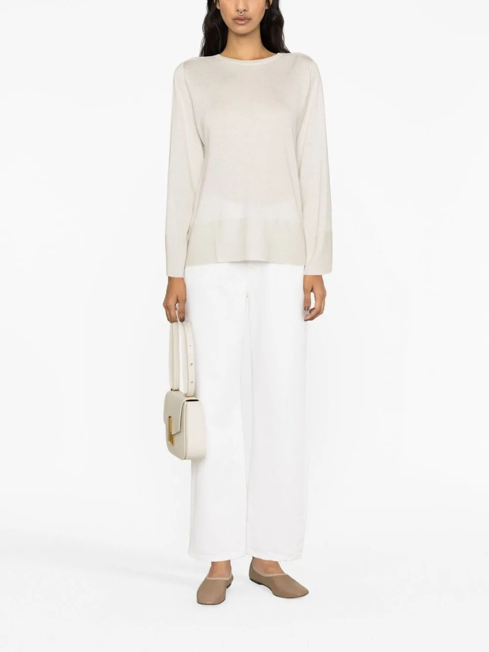 LUREX CREW NECK SWEATER sold by Lord & Taylor product image thumbnail 5