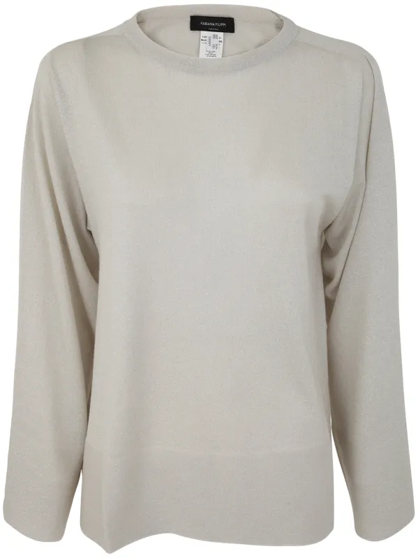 LUREX CREW NECK SWEATER sold by Lord & Taylor