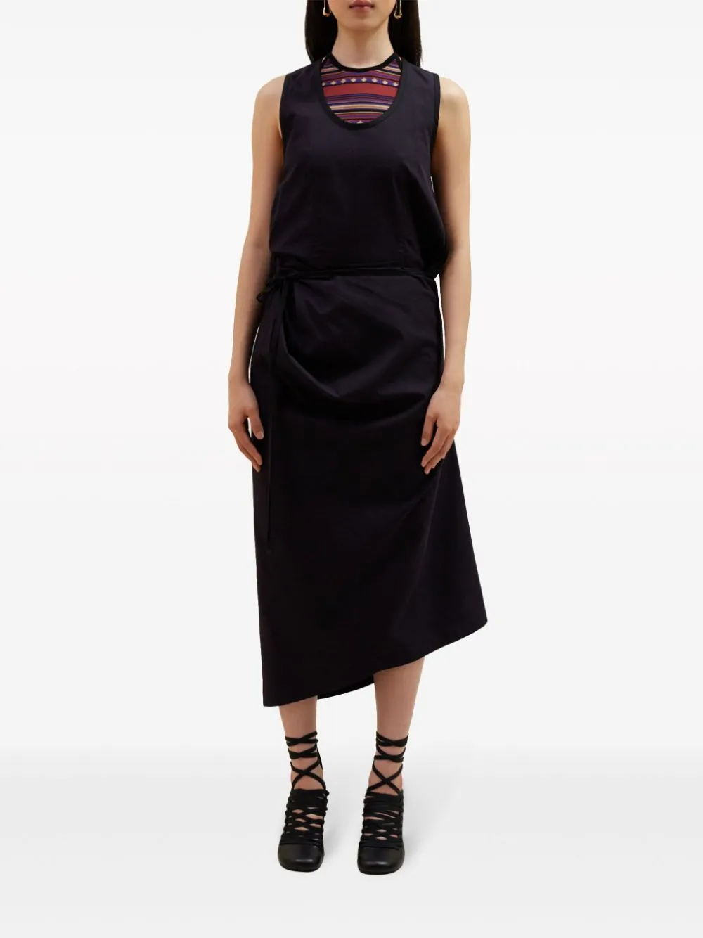 SLEEVELESS WRAP DRESS sold by Lord & Taylor product image thumbnail 2
