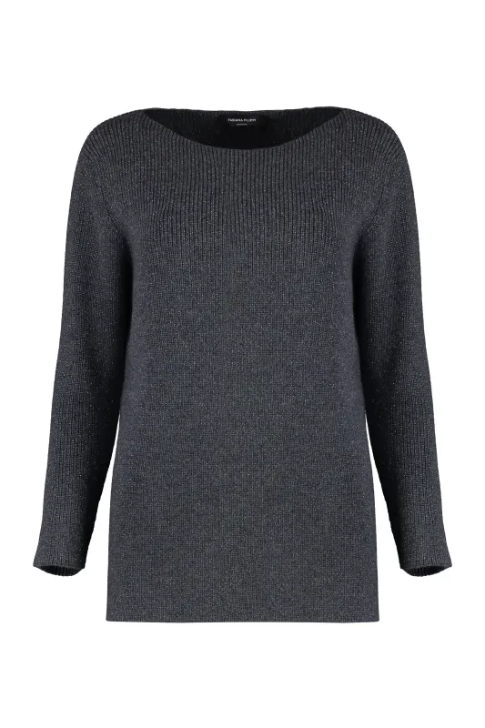 LUREX LONG SLEEVE SWEATER sold by Lord & Taylor