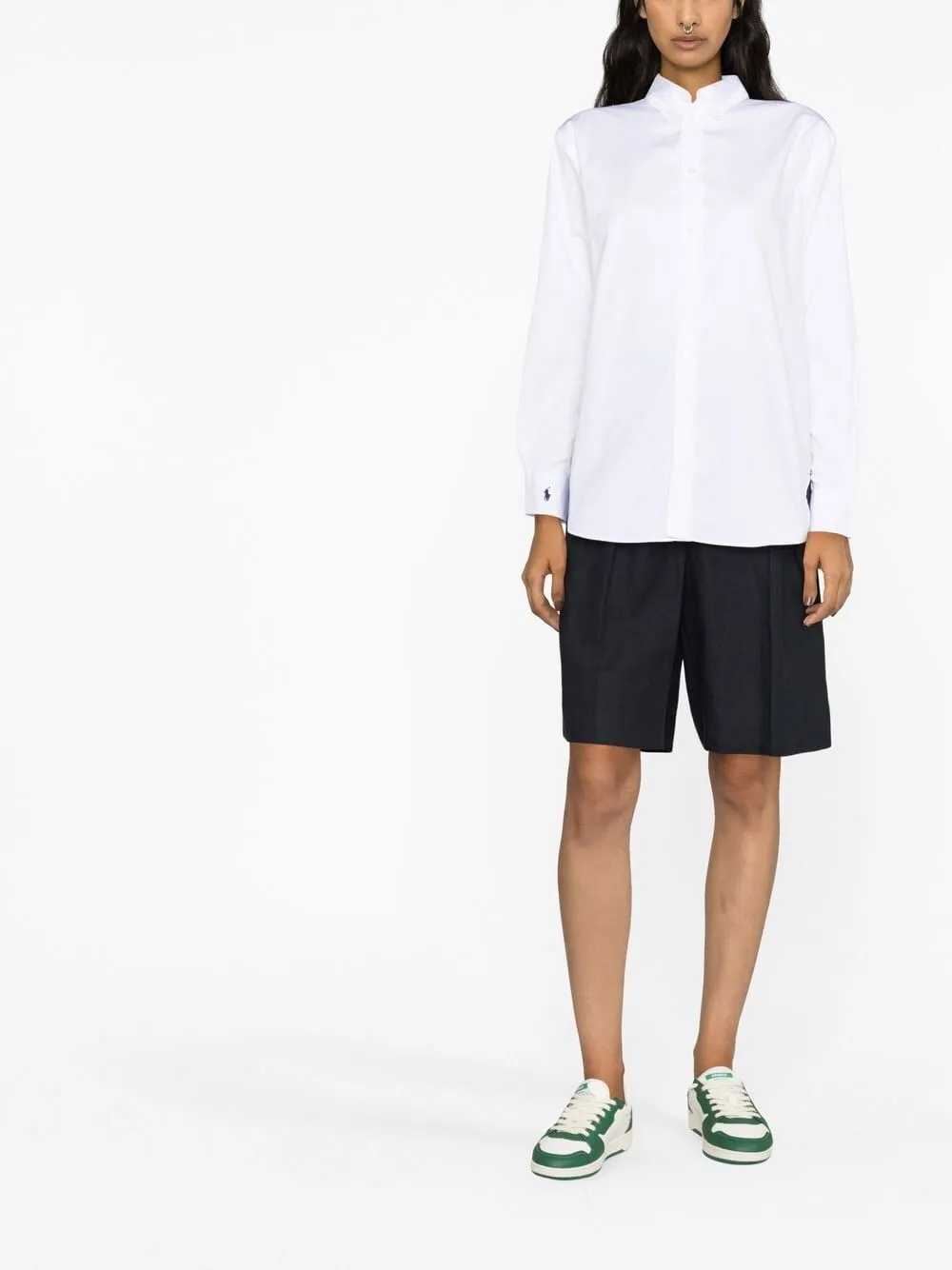 LONG SLEEVES LIGH ST-BUTTON FRONT SHIRT sold by Lord & Taylor product image thumbnail 3