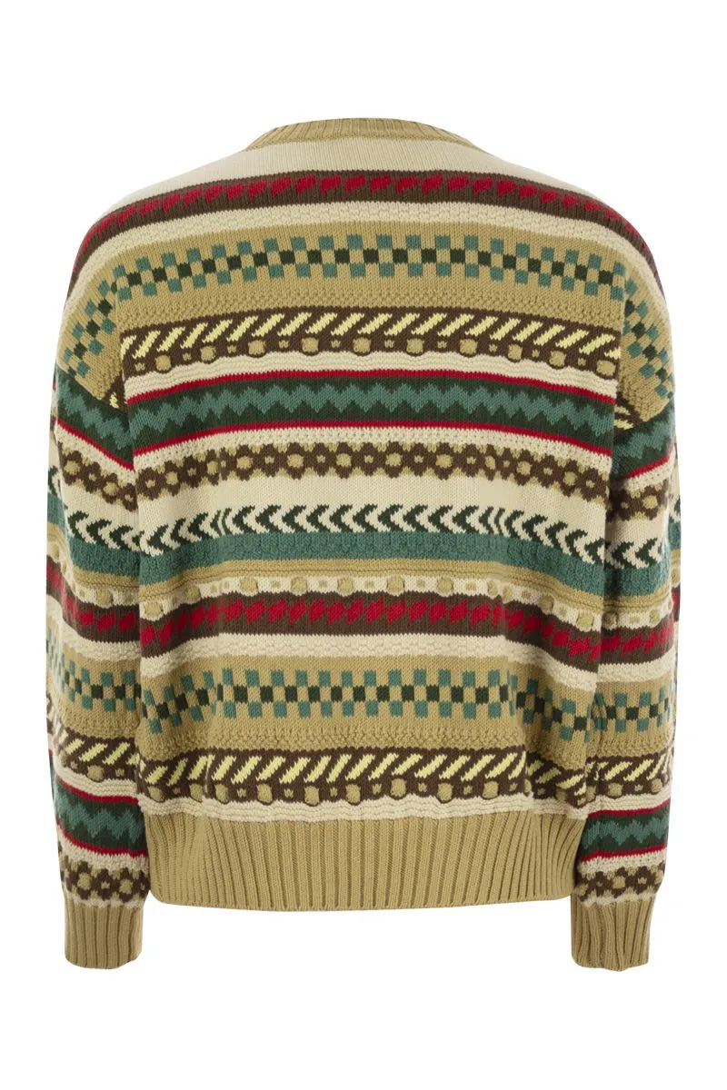 NOVARA - COTTON JUMPER WITH JACQUARD DESIGN sold by Lord & Taylor product image thumbnail 2