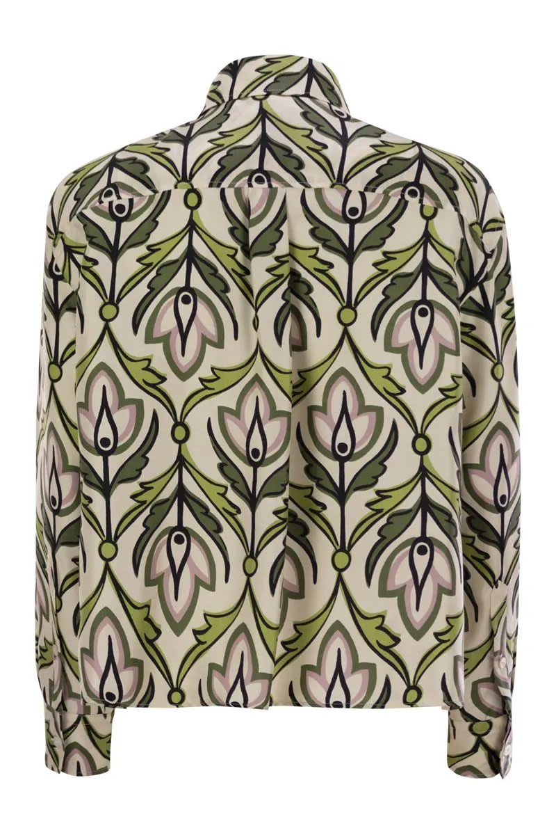 ENFASI - SILK TWILL SHIRT sold by Lord & Taylor product image thumbnail 2