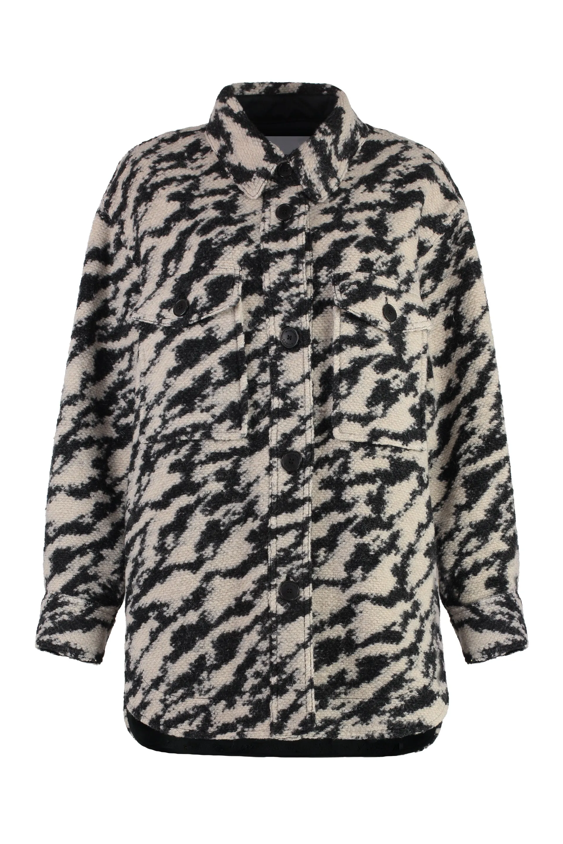 HARVELI WOOL OVERSHIRT sold by Lord & Taylor