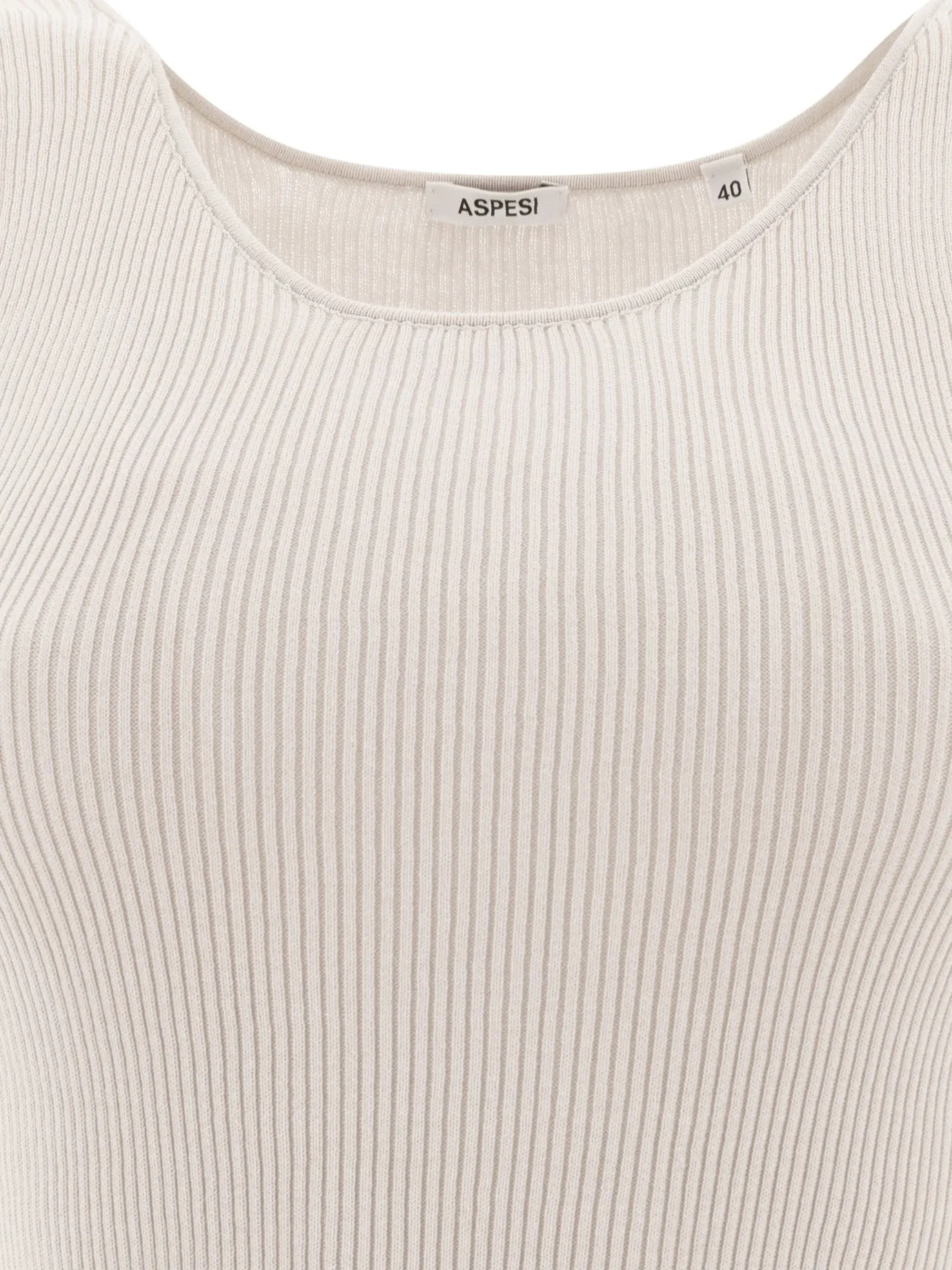 TANK TOP WITH ROUND NECK IN RIBBED KNIT sold by Lord & Taylor product image thumbnail 3