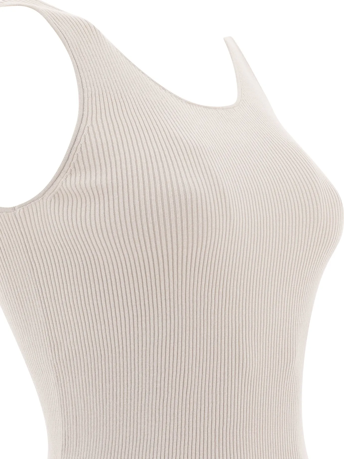 TANK TOP WITH ROUND NECK IN RIBBED KNIT sold by Lord & Taylor product image thumbnail 4