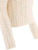 CREW NECK SWEATER IN POINTELLE KNIT sold by Lord & Taylor