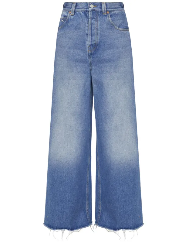 HIGH-WAIST WIDE-LEG JEANS sold by Lord & Taylor