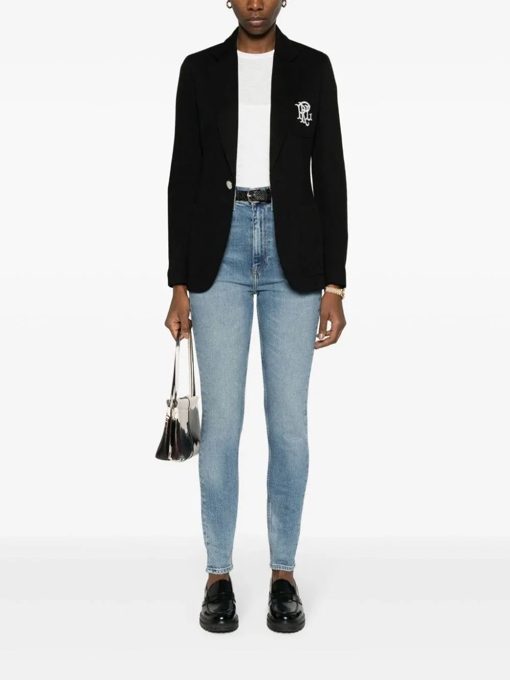 HIGH WAISTED SKINNY JEANS sold by Lord & Taylor product image thumbnail 4