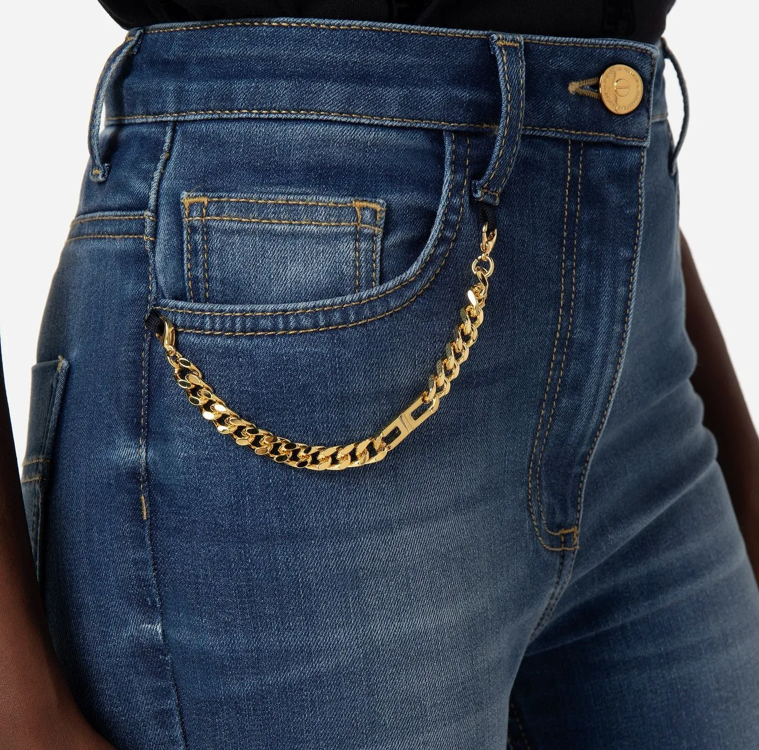 STRIAGHT LEG JEANS sold by Lord & Taylor product image thumbnail 4