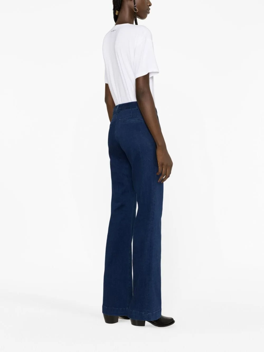 LE HIGH FLARE BELTED TROUSER sold by Lord & Taylor product image thumbnail 4