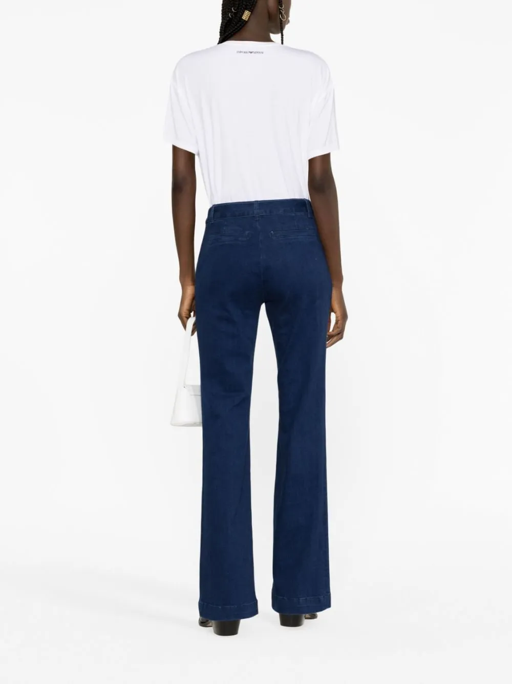 LE HIGH FLARE BELTED TROUSER sold by Lord & Taylor product image thumbnail 2