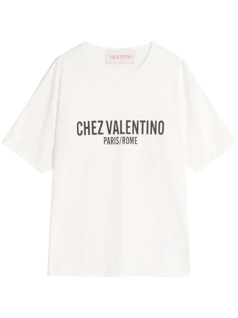 CHEZ VALENTINO COTTON T-SHIRT sold by Lord & Taylor