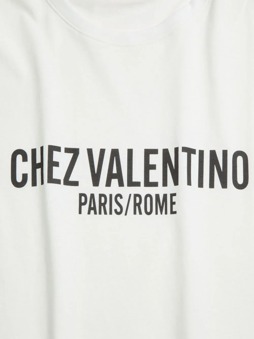 CHEZ VALENTINO COTTON T-SHIRT sold by Lord & Taylor product image thumbnail 2