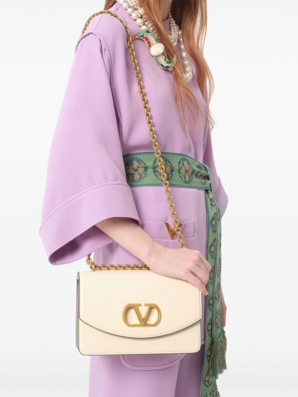 VLOGO SILK MINI DRESS sold by Lord & Taylor product image thumbnail 5