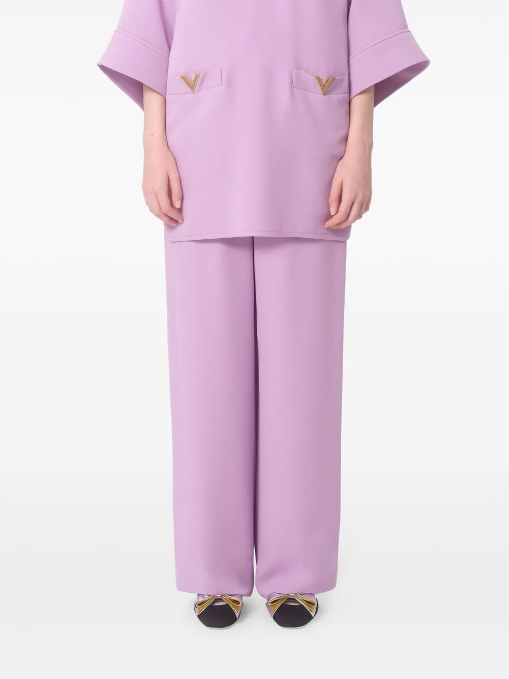 SILK WIDE-LEG TROUSERS sold by Lord & Taylor product image thumbnail 4