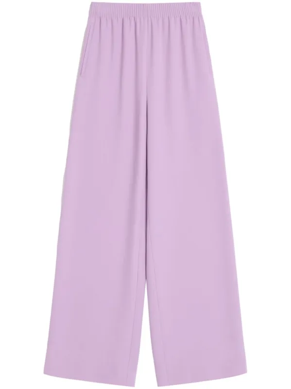 SILK WIDE-LEG TROUSERS sold by Lord & Taylor