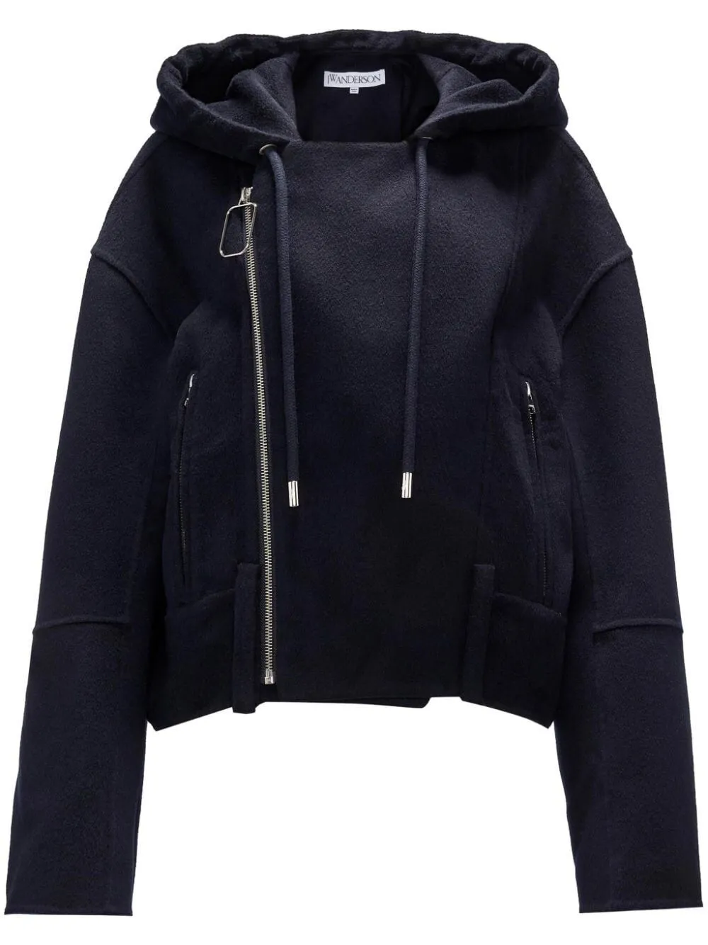 HOODED BIKER JACKET DOUBLE FACE sold by Lord & Taylor