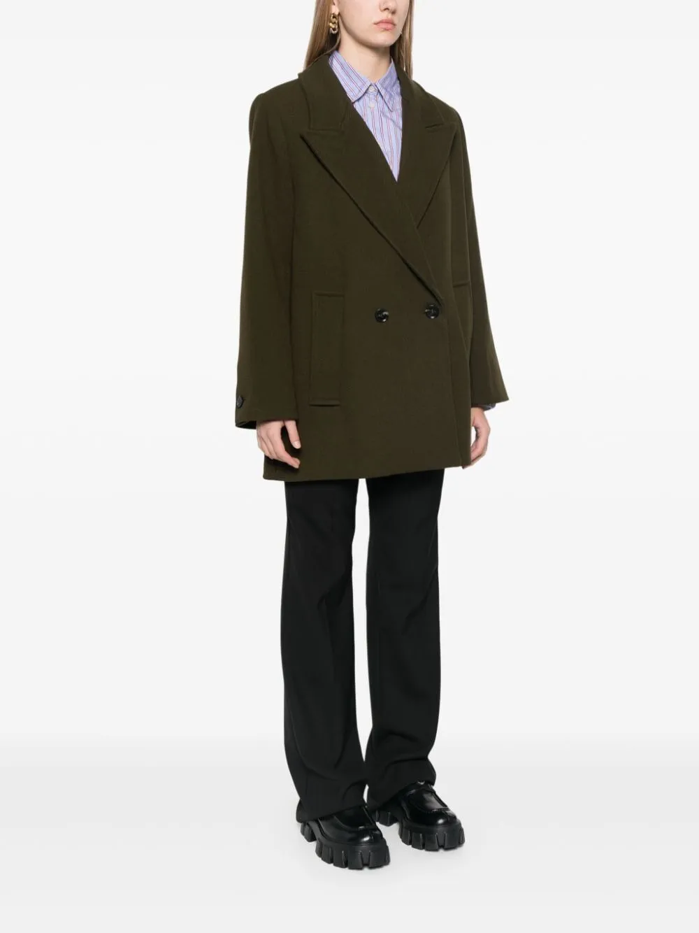 JENNA OVERSIZED TRENCH JACKET sold by Lord & Taylor product image thumbnail 2