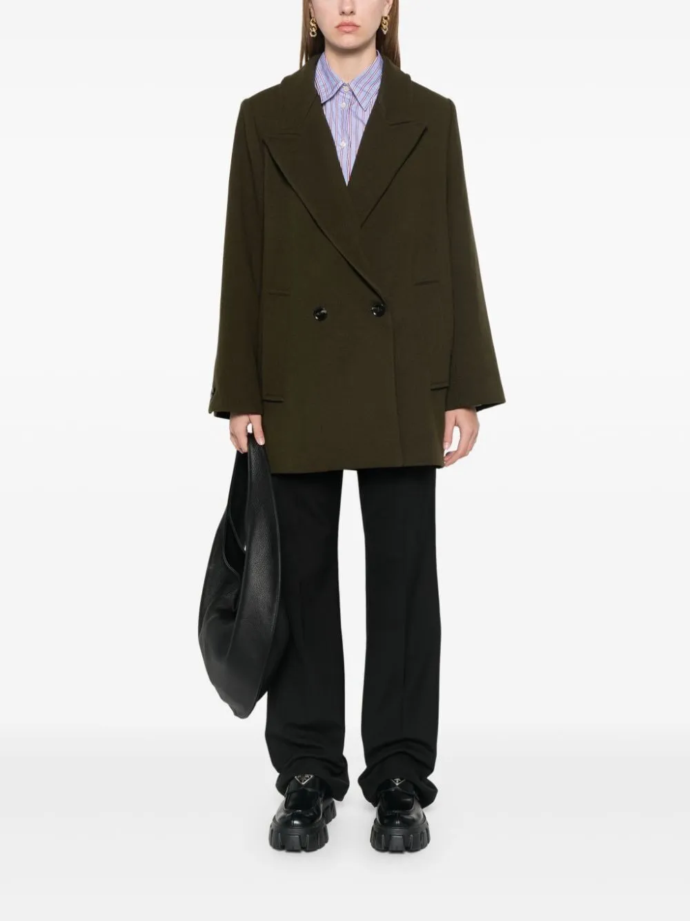 JENNA OVERSIZED TRENCH JACKET sold by Lord & Taylor product image thumbnail 4