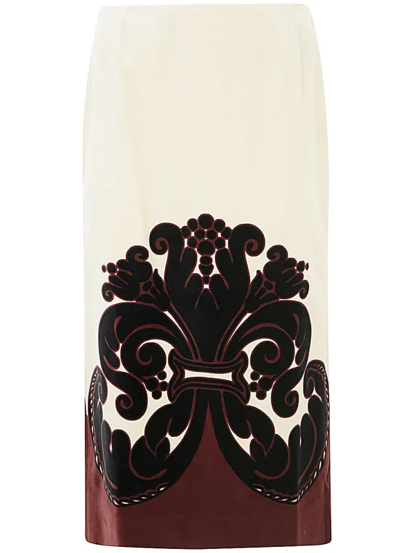 PENCIL SKIRT PLACÉE sold by Lord & Taylor